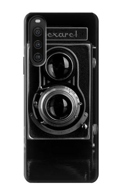 W1979 Vintage Camera Funda Carcasa Case y Caso Del Tirón Funda para Sony Xperia 10 V