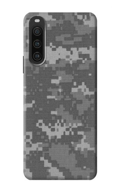 W2867 Army White Digital Camo Funda Carcasa Case y Caso Del Tirón Funda para Sony Xperia 10 V
