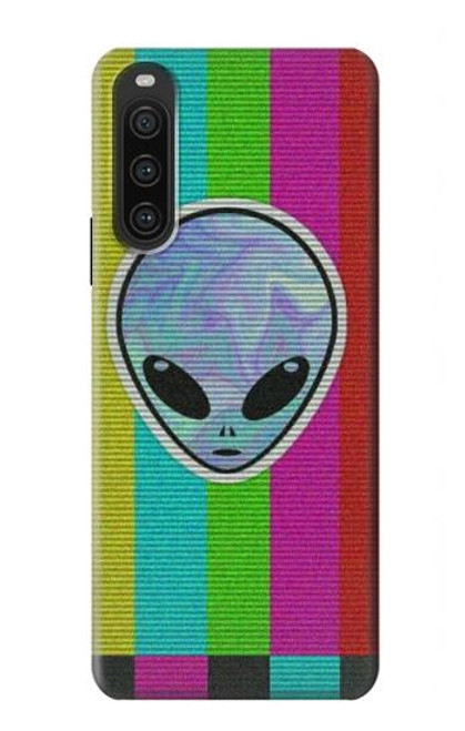 W3437 Alien No Signal Funda Carcasa Case y Caso Del Tirón Funda para Sony Xperia 10 V