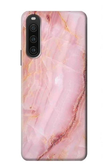 W3670 Blood Marble Funda Carcasa Case y Caso Del Tirón Funda para Sony Xperia 10 V