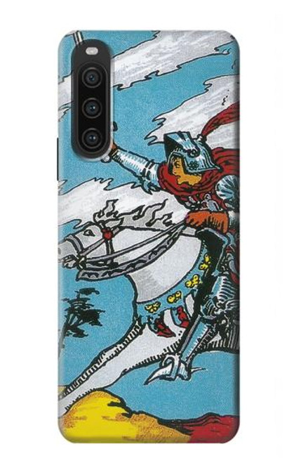 W3731 Tarot Card Knight of Swords Funda Carcasa Case y Caso Del Tirón Funda para Sony Xperia 10 V