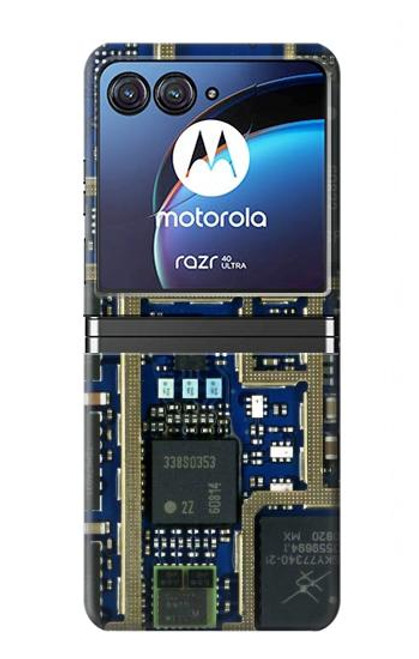 W0063 Curcuid Board Funda Carcasa Case y Caso Del Tirón Funda para Motorola Razr 40 Ultra