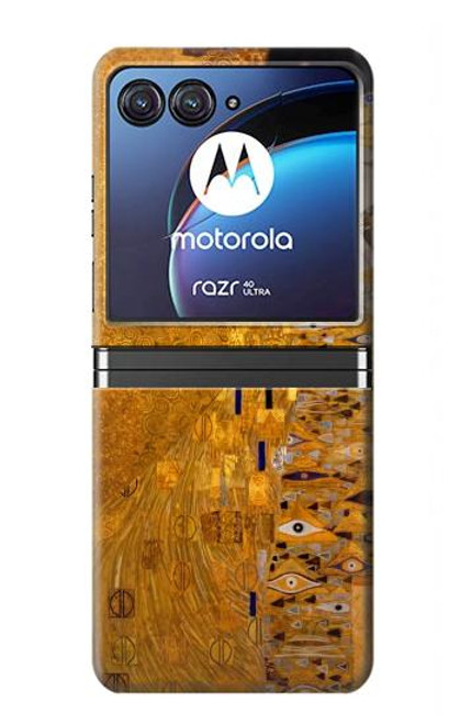 W3332 Gustav Klimt Adele Bloch Bauer Funda Carcasa Case y Caso Del Tirón Funda para Motorola Razr 40 Ultra