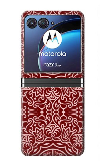 W3556 Yen Pattern Funda Carcasa Case y Caso Del Tirón Funda para Motorola Razr 40 Ultra