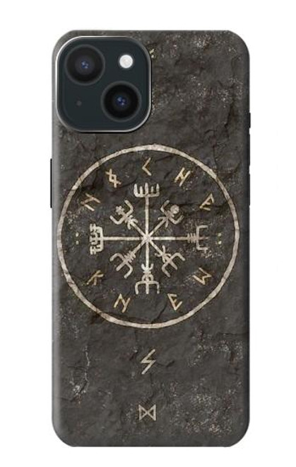 W3413 Norse Ancient Viking Symbol Funda Carcasa Case y Caso Del Tirón Funda para iPhone 15