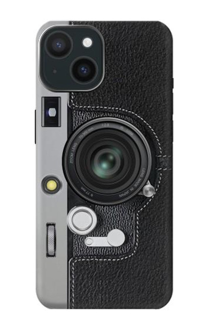 W3922 Camera Lense Shutter Graphic Print Funda Carcasa Case y Caso Del Tirón Funda para iPhone 15