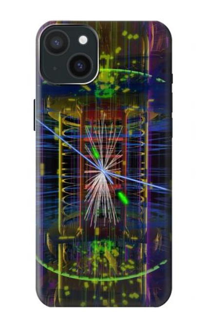 W3545 Quantum Particle Collision Funda Carcasa Case y Caso Del Tirón Funda para iPhone 15 Plus