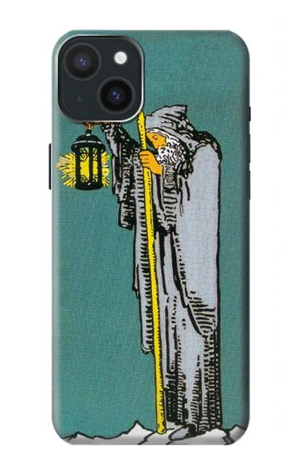 W3741 Tarot Card The Hermit Funda Carcasa Case y Caso Del Tirón Funda para iPhone 15 Plus