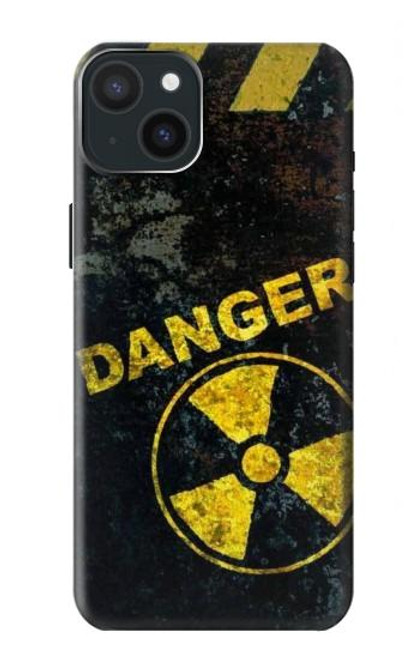 W3891 Nuclear Hazard Danger Funda Carcasa Case y Caso Del Tirón Funda para iPhone 15 Plus