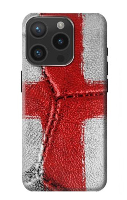 W3316 England Flag Vintage Football Graphic Funda Carcasa Case y Caso Del Tirón Funda para iPhone 15 Pro