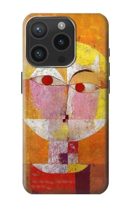 W3811 Paul Klee Senecio Man Head Funda Carcasa Case y Caso Del Tirón Funda para iPhone 15 Pro