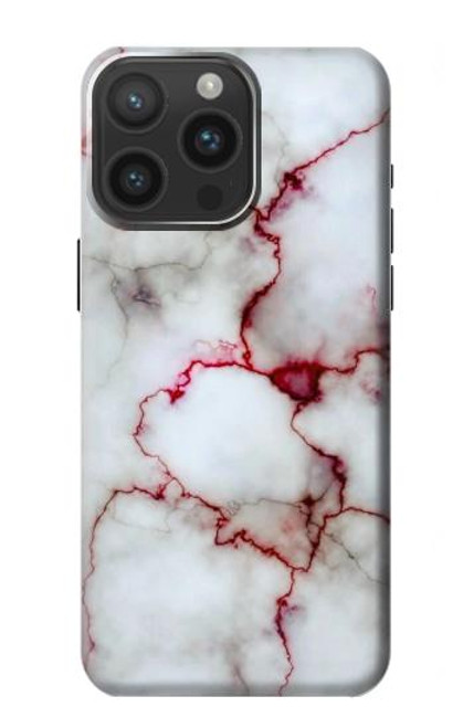 W2920 Bloody Marble Funda Carcasa Case y Caso Del Tirón Funda para iPhone 15 Pro Max