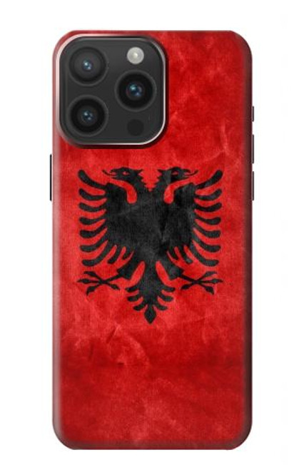 W2982 Albania Football Soccer Funda Carcasa Case y Caso Del Tirón Funda para iPhone 15 Pro Max
