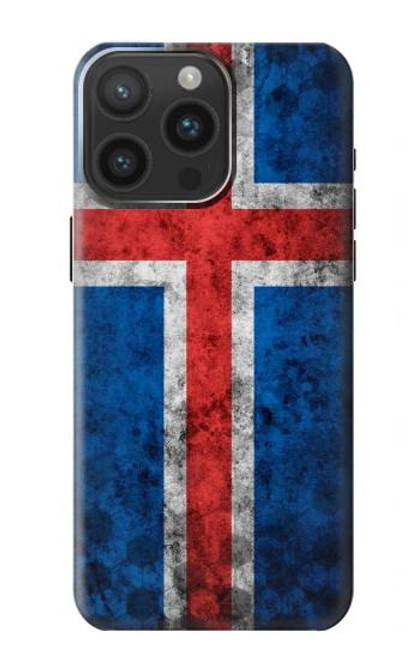 W3000 Iceland Football Soccer Funda Carcasa Case y Caso Del Tirón Funda para iPhone 15 Pro Max