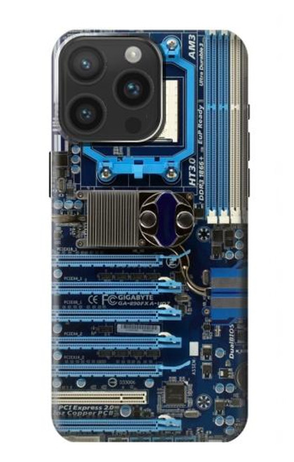 W3163 Computer Motherboard Funda Carcasa Case y Caso Del Tirón Funda para iPhone 15 Pro Max