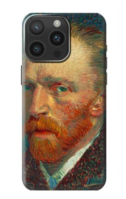W3335 Vincent Van Gogh Self Portrait Funda Carcasa Case y Caso Del Tirón Funda para iPhone 15 Pro Max
