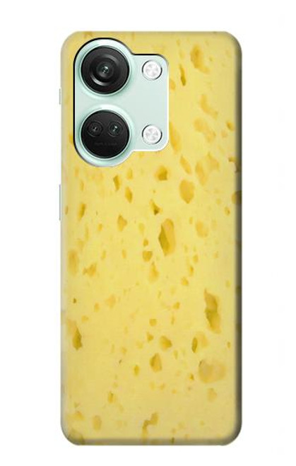 W2913 Cheese Texture Funda Carcasa Case y Caso Del Tirón Funda para OnePlus Nord 3