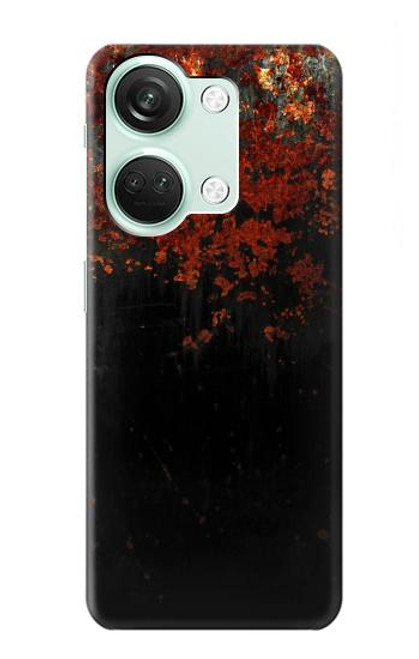 W3071 Rusted Metal Texture Graphic Funda Carcasa Case y Caso Del Tirón Funda para OnePlus Nord 3