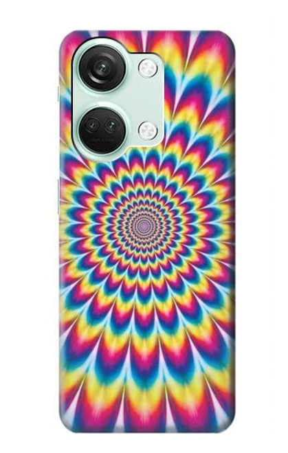 W3162 Colorful Psychedelic Funda Carcasa Case y Caso Del Tirón Funda para OnePlus Nord 3