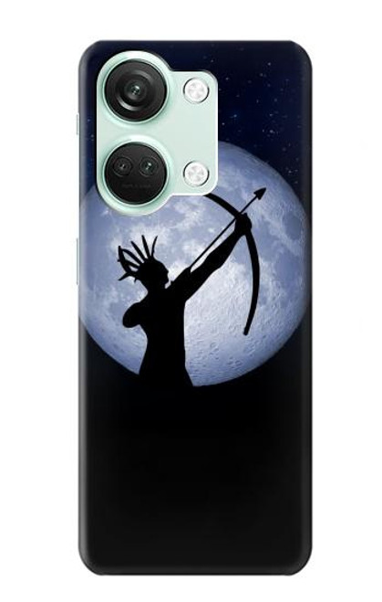 W3489 Indian Hunter Moon Funda Carcasa Case y Caso Del Tirón Funda para OnePlus Nord 3