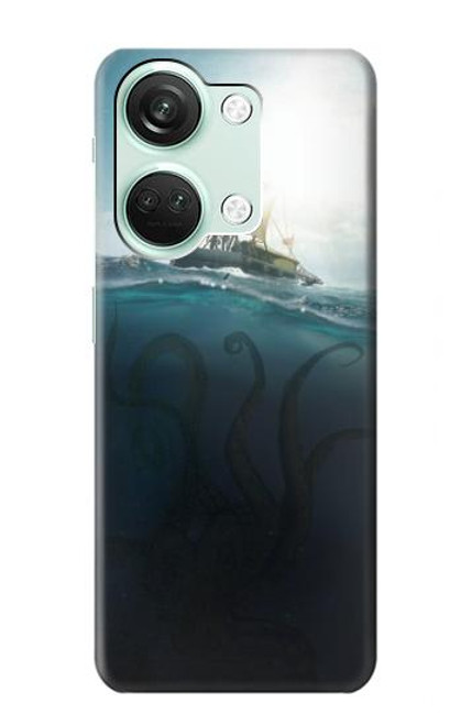 W3540 Giant Octopus Funda Carcasa Case y Caso Del Tirón Funda para OnePlus Nord 3