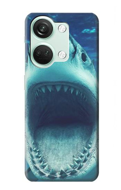 W3548 Tiger Shark Funda Carcasa Case y Caso Del Tirón Funda para OnePlus Nord 3