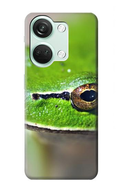 W3845 Green frog Funda Carcasa Case y Caso Del Tirón Funda para OnePlus Nord 3