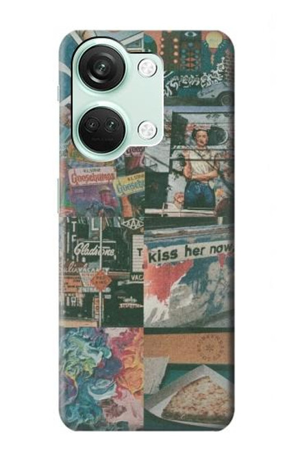 W3909 Vintage Poster Funda Carcasa Case y Caso Del Tirón Funda para OnePlus Nord 3