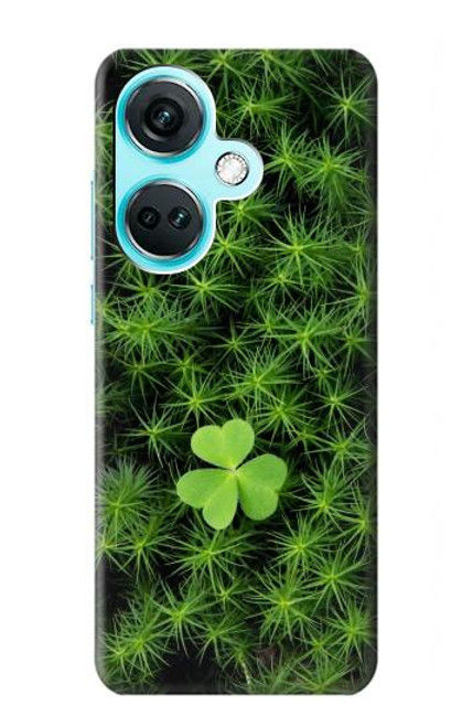 W0358 Clover Lucky Leaf Funda Carcasa Case y Caso Del Tirón Funda para OnePlus Nord CE3