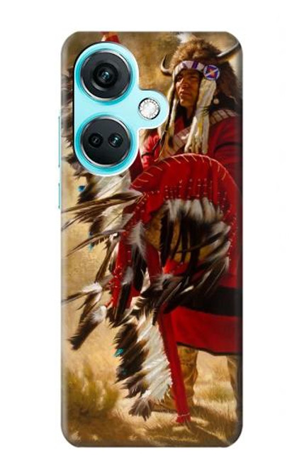 W0817 Red Indian Funda Carcasa Case y Caso Del Tirón Funda para OnePlus Nord CE3