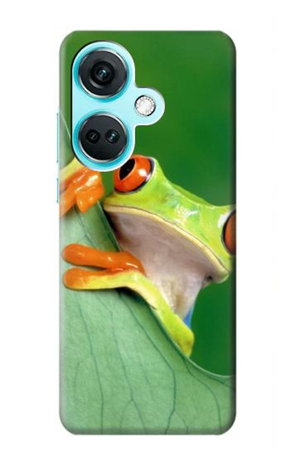 W1047 Little Frog Funda Carcasa Case y Caso Del Tirón Funda para OnePlus Nord CE3