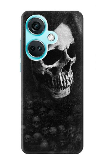 W3333 Death Skull Grim Reaper Funda Carcasa Case y Caso Del Tirón Funda para OnePlus Nord CE3