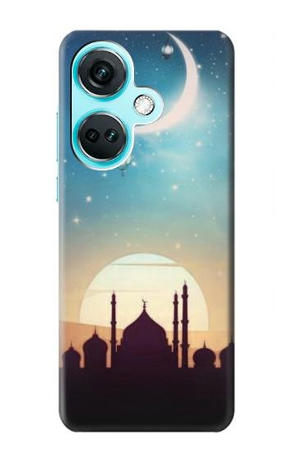 W3502 Islamic Sunset Funda Carcasa Case y Caso Del Tirón Funda para OnePlus Nord CE3