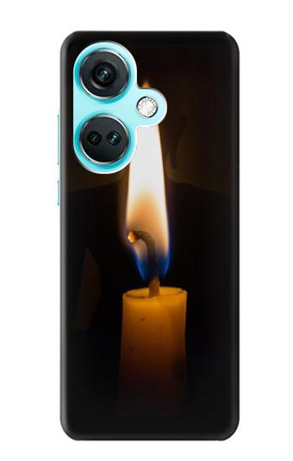 W3530 Buddha Candle Burning Funda Carcasa Case y Caso Del Tirón Funda para OnePlus Nord CE3