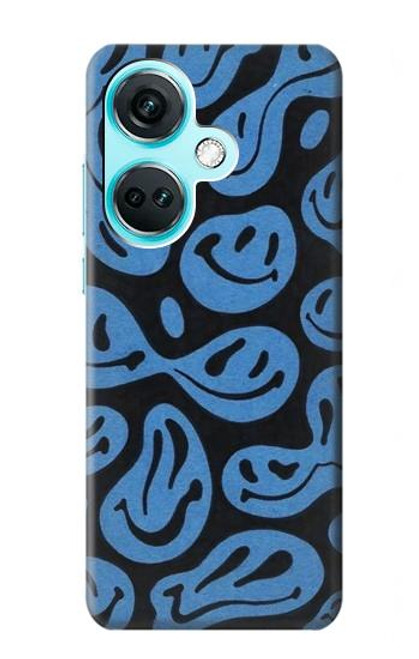 W3679 Cute Ghost Pattern Funda Carcasa Case y Caso Del Tirón Funda para OnePlus Nord CE3