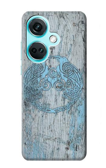 W3829 Huginn And Muninn Twin Ravens Norse Funda Carcasa Case y Caso Del Tirón Funda para OnePlus Nord CE3