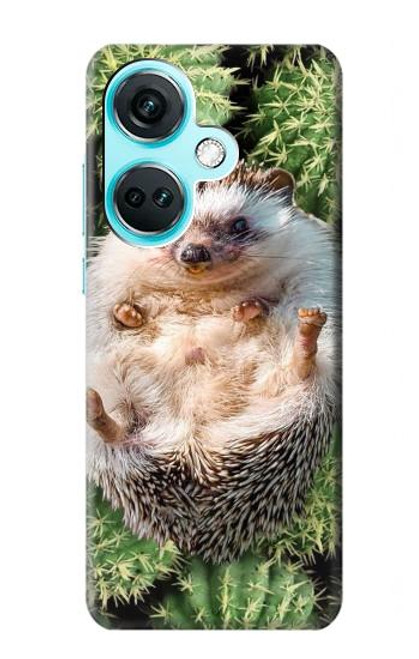 W3863 Pygmy Hedgehog Dwarf Hedgehog Paint Funda Carcasa Case y Caso Del Tirón Funda para OnePlus Nord CE3