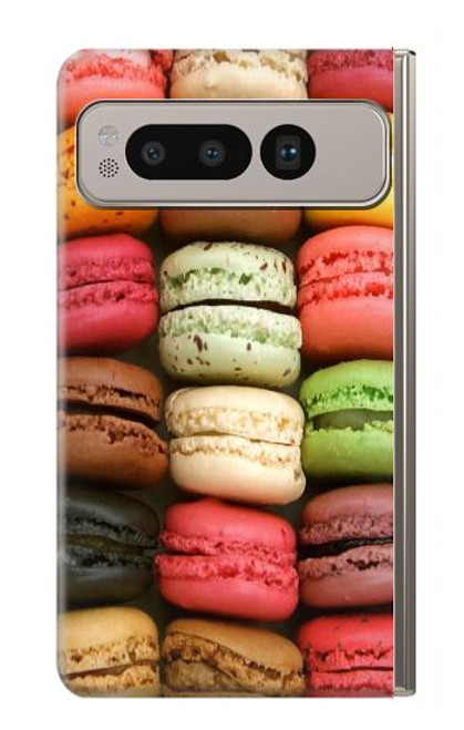 W0080 Macarons Funda Carcasa Case y Caso Del Tirón Funda para Google Pixel Fold