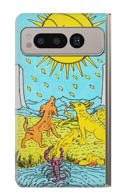 W3435 Tarot Card Moon Funda Carcasa Case y Caso Del Tirón Funda para Google Pixel Fold