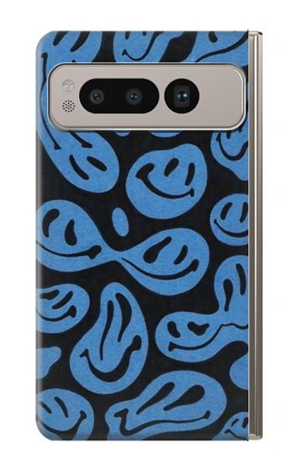 W3679 Cute Ghost Pattern Funda Carcasa Case y Caso Del Tirón Funda para Google Pixel Fold