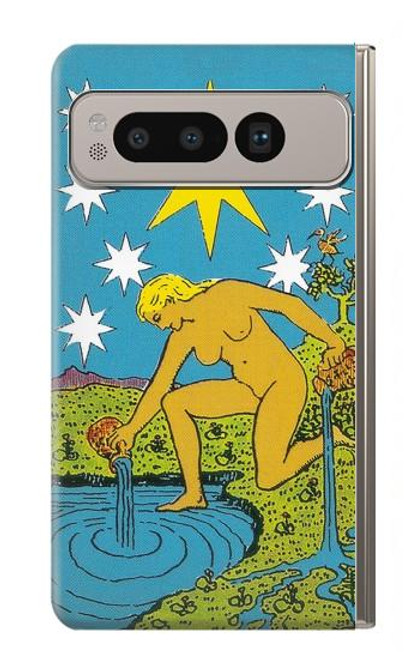 W3744 Tarot Card The Star Funda Carcasa Case y Caso Del Tirón Funda para Google Pixel Fold