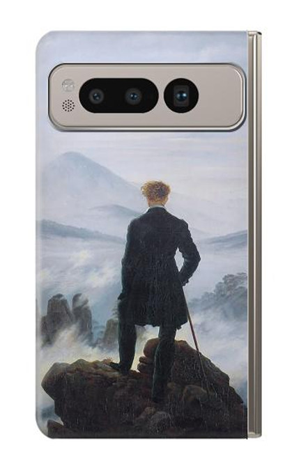 W3789 Wanderer above the Sea of Fog Funda Carcasa Case y Caso Del Tirón Funda para Google Pixel Fold