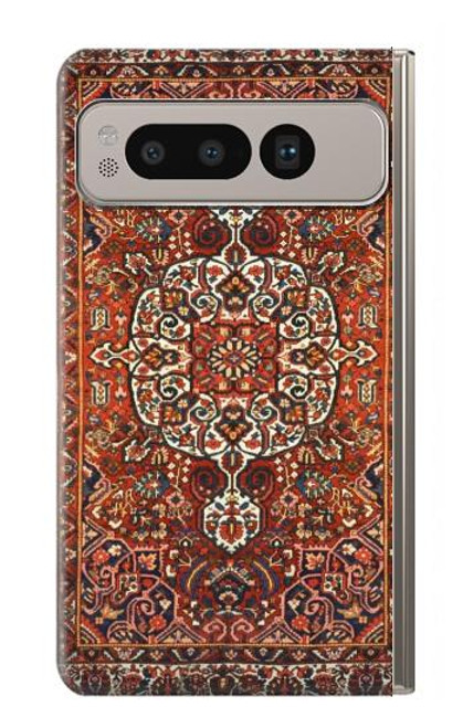 W3813 Persian Carpet Rug Pattern Funda Carcasa Case y Caso Del Tirón Funda para Google Pixel Fold