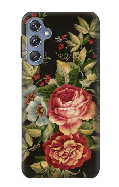 W3013 Vintage Antique Roses Funda Carcasa Case y Caso Del Tirón Funda para Samsung Galaxy M34 5G