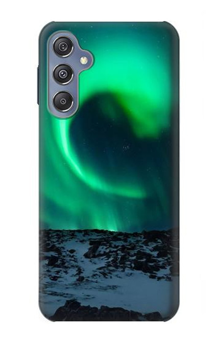 W3667 Aurora Northern Light Funda Carcasa Case y Caso Del Tirón Funda para Samsung Galaxy M34 5G