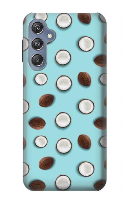 W3860 Coconut Dot Pattern Funda Carcasa Case y Caso Del Tirón Funda para Samsung Galaxy M34 5G