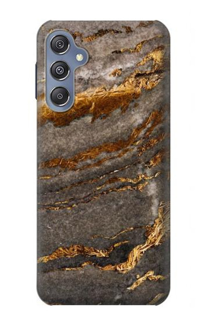 W3886 Gray Marble Rock Funda Carcasa Case y Caso Del Tirón Funda para Samsung Galaxy M34 5G