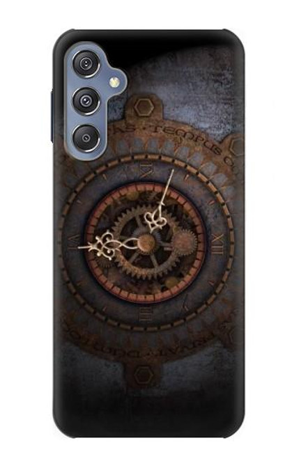 W3908 Vintage Clock Funda Carcasa Case y Caso Del Tirón Funda para Samsung Galaxy M34 5G