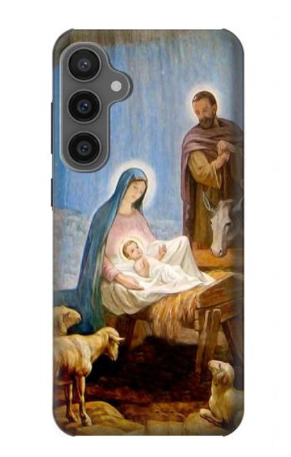 W2276 The Nativity Funda Carcasa Case y Caso Del Tirón Funda para Samsung Galaxy S23 FE