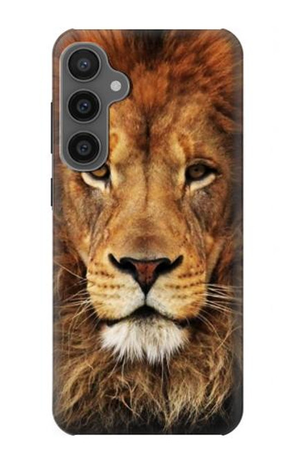 W2870 Lion King of Beasts Funda Carcasa Case y Caso Del Tirón Funda para Samsung Galaxy S23 FE